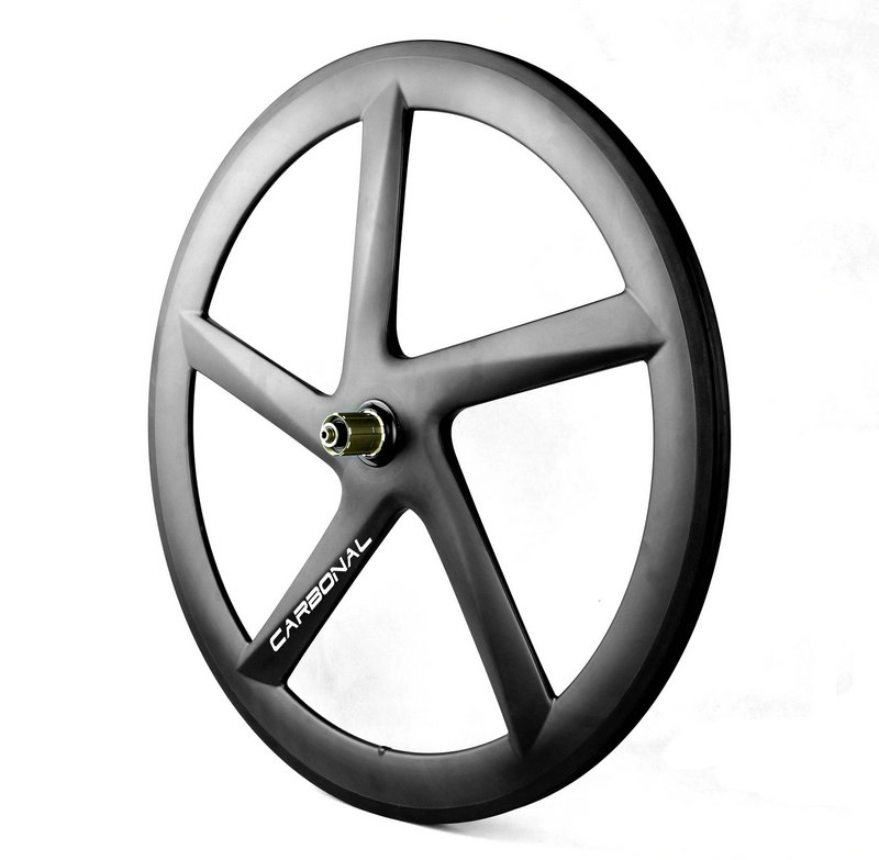 Колеса с пятью спицами, карбоновые, трубчатые, глубина 55 мм, заднее колесо шириной 23 мм