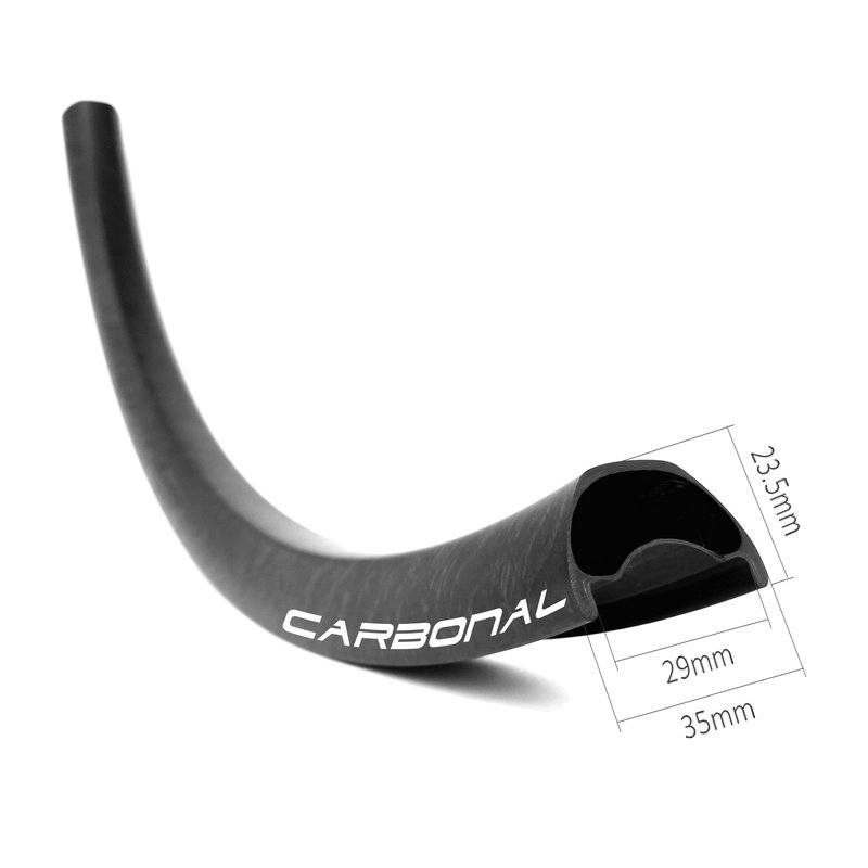 Горный велосипед Enduro 29er без крючка, карбоновый обод шириной 35 мм, бескамерный