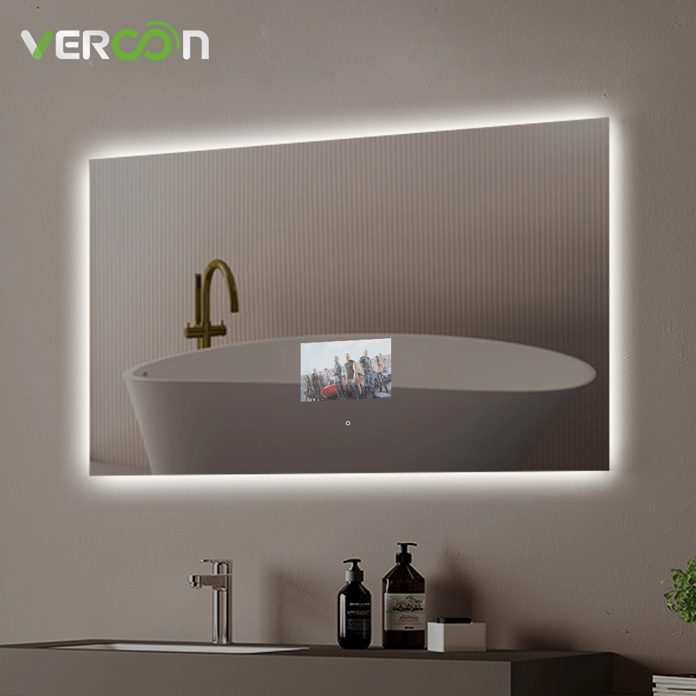Умное зеркало в ванной с подсветкой, ОС Android 11 и 10,1-дюймовый сенсорный экран