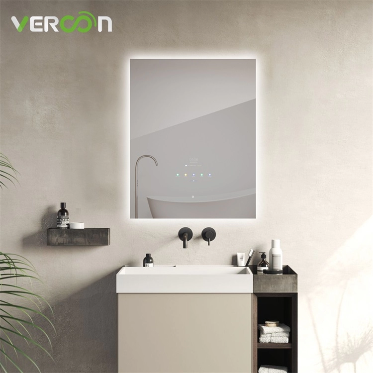 Водонепроницаемое умное зеркало для ванной со светодиодной подсветкой IP65 и Bluetooth-динамиком