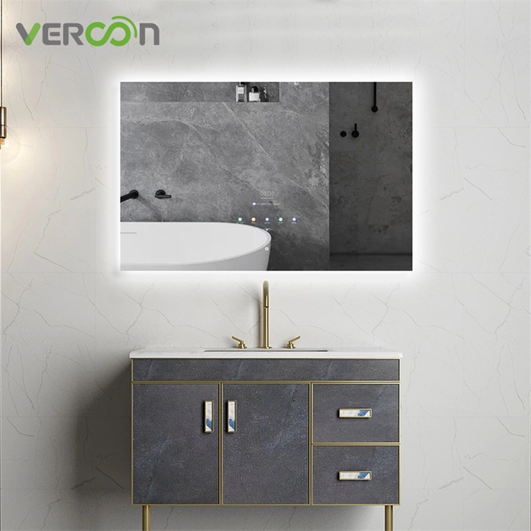 Светодиодное зеркало для ванной комнаты с подсветкой, зеркало для телевизора в ванной комнате отеля, дома