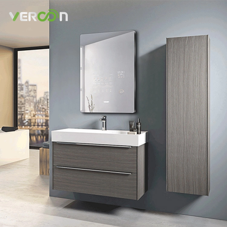Умное зеркало Vercon для ванной комнаты S8 без светодиодной ленты