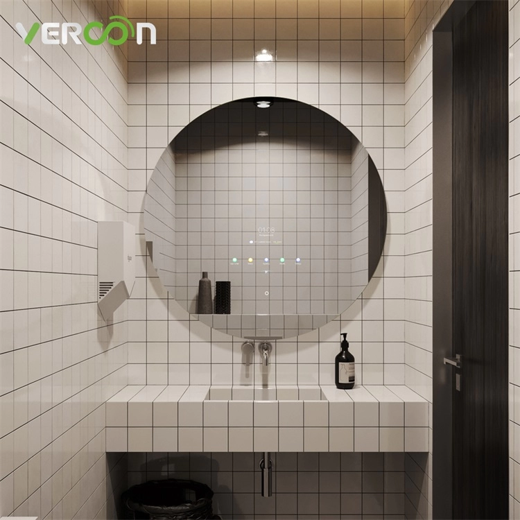 10,1-дюймовое круглое зеркало в ванной комнате с Android Smart TV и водонепроницаемым сенсорным экраном