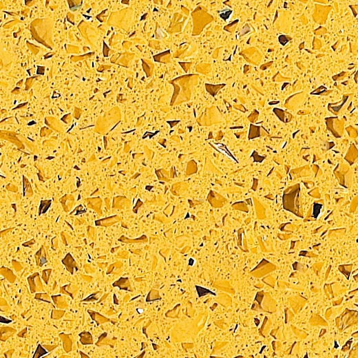 Кварц звездного желтого цвета ОП1802 искусственный для верхней части кухни шкафа