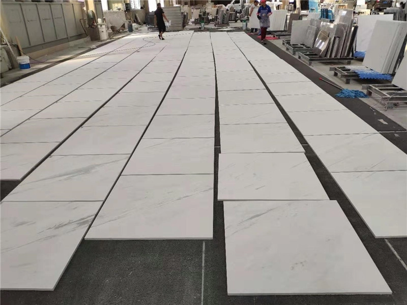 Белая мраморная плита Sivec Оптовая фабрика мраморных столешниц