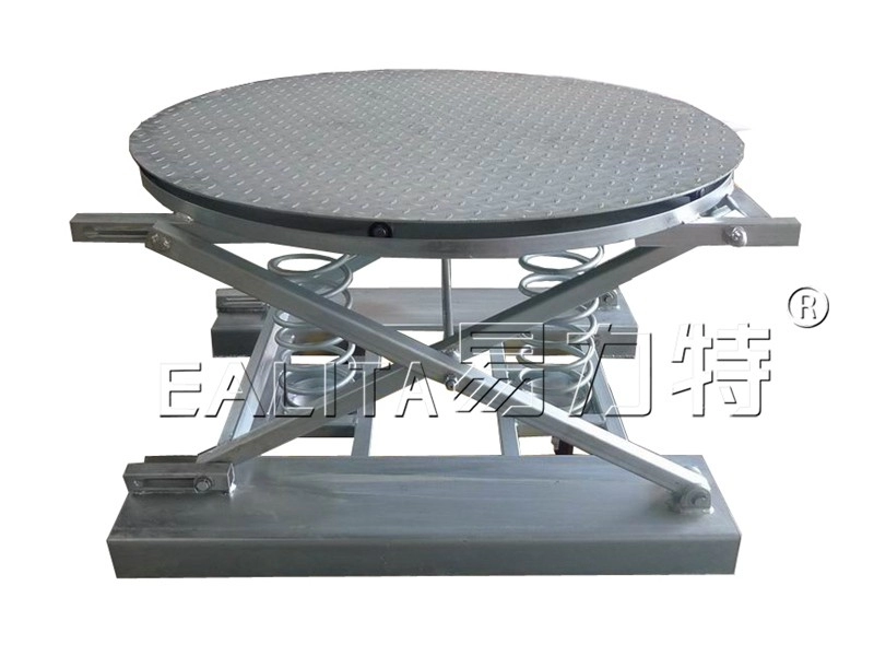1,5-тонный мобильный позиционер для поддонов/ оцинкованный поддон с поворотным столом/ погрузочный стол M-EAPL1.5