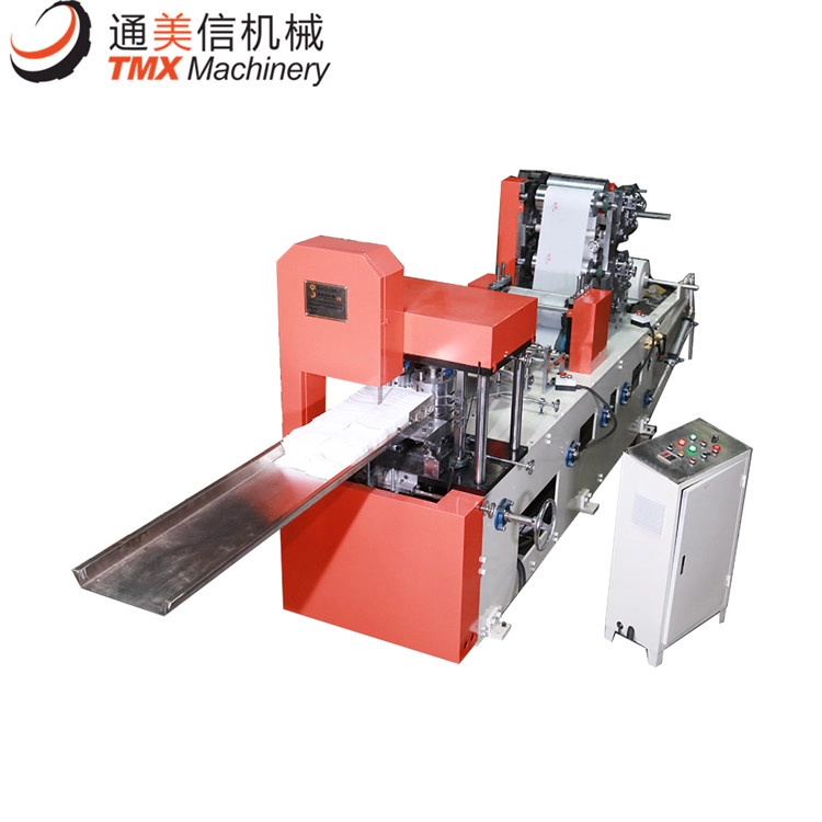 Машина для изготовления бумажных салфеток с тиснением, машина для складывания салфеток