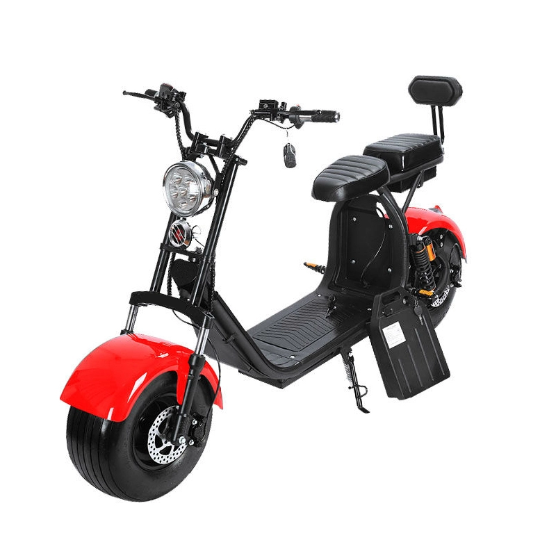 9,5-дюймовая большая шина 45 км/ч Citycoco Scooter 72v 1500W Electric Scooter для взрослых