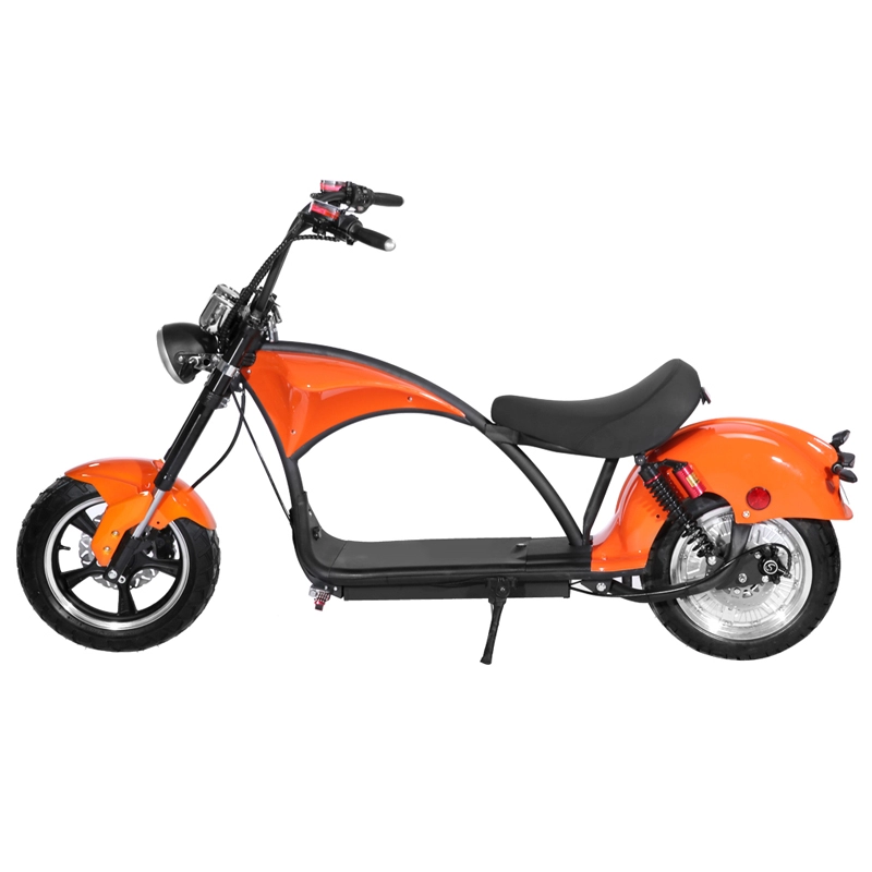 Новый стиль Fat Tire 12 дюймов 80 км электрический скутер Citycoco 1000W 1500W электрический чоппер