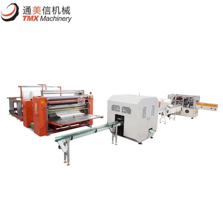 Автоматическая линия по производству бумагоделательной машины с V-образным сгибом для изготовления бумажных салфеток