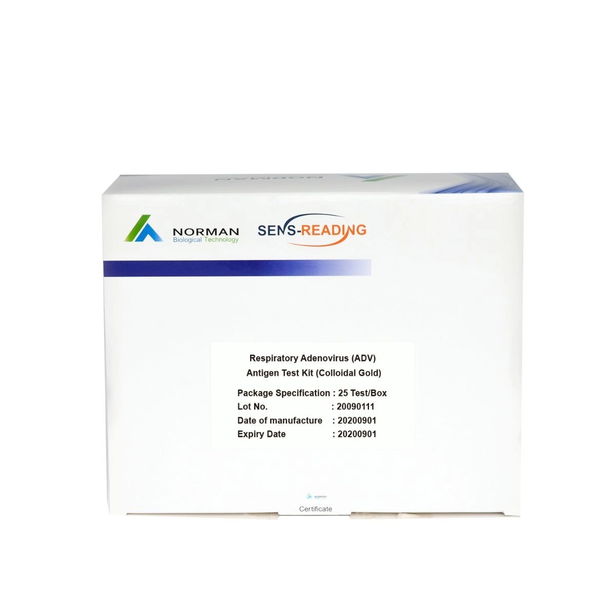 Набор для тестирования антигена респираторного аденовируса (ADV)