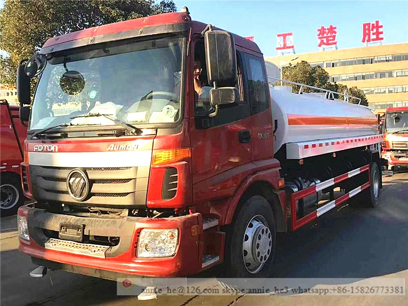 Foton 12-тонный грузовик с распылителем воды LHD небольшой грузовик с распылителем воды