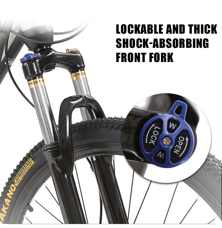 велосипед с вилкой Lockacbe