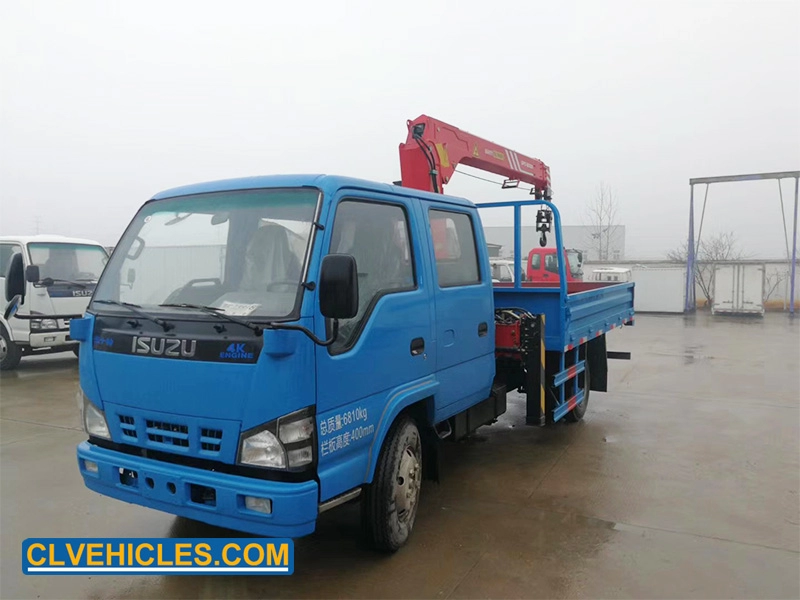 ISUZU 600P 3,5-тонный грузовик с погрузочным краном