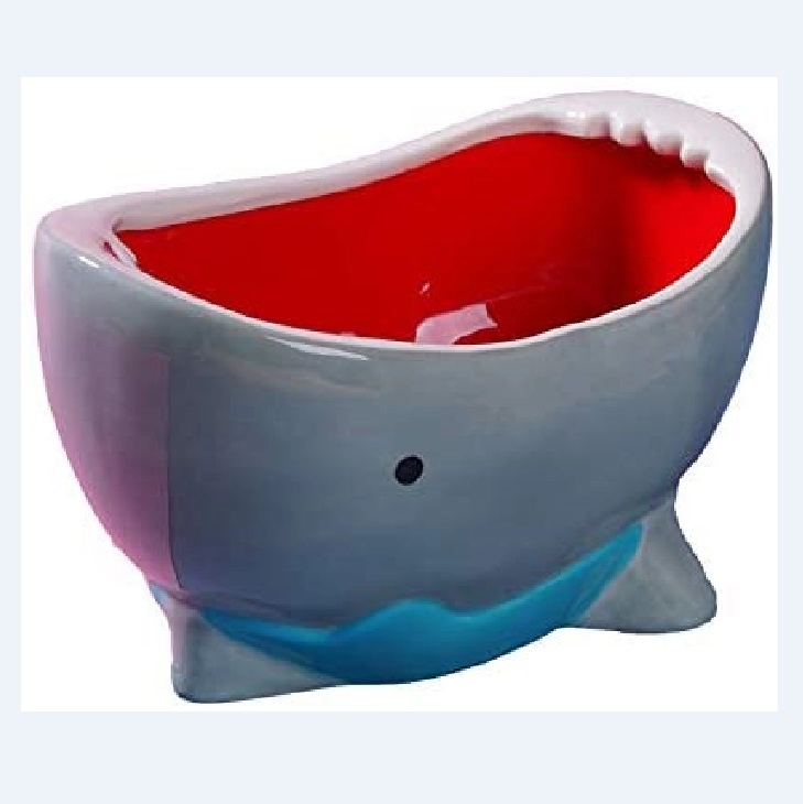 Керамическая миска для попкорна ручной работы Baby Shark Cereal Candy Bowl