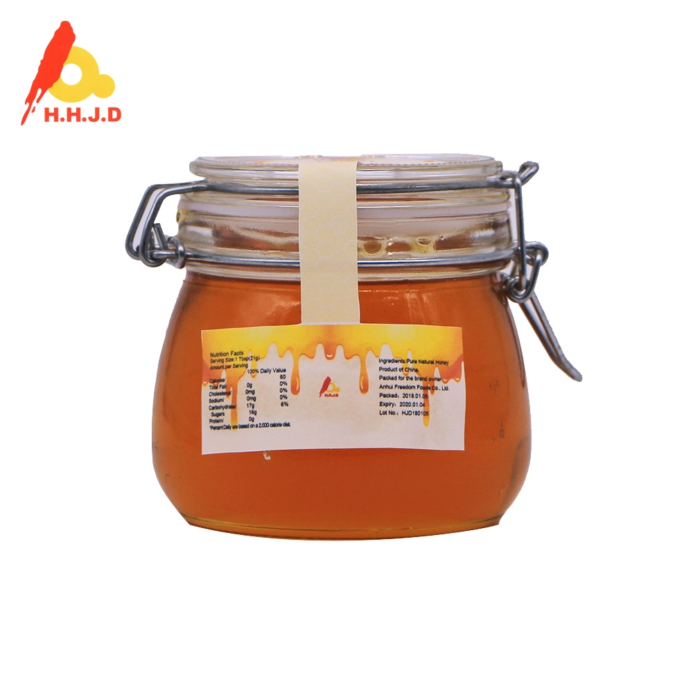 1 кг Clip Jar Натуральный подсолнечный мед Светло-янтарный