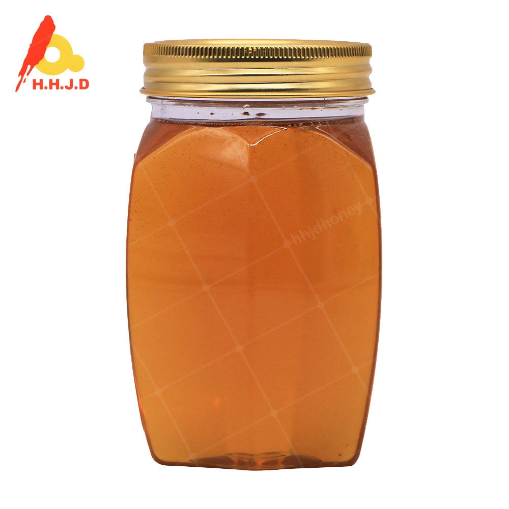 500 г шестигранной пластиковой бутылки чистый натуральный многоцветковый мед