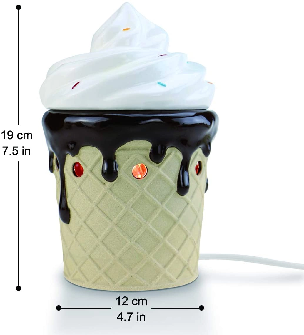 Отражетель грелки Мельта воска благоуханием мороженого электрический домашний со съемной тарелкой
