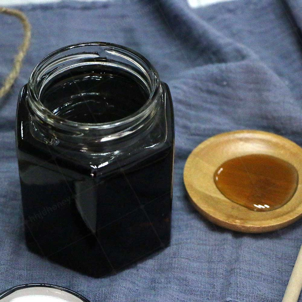 Темно-янтарный оптом натуральный гречишный мед халяль