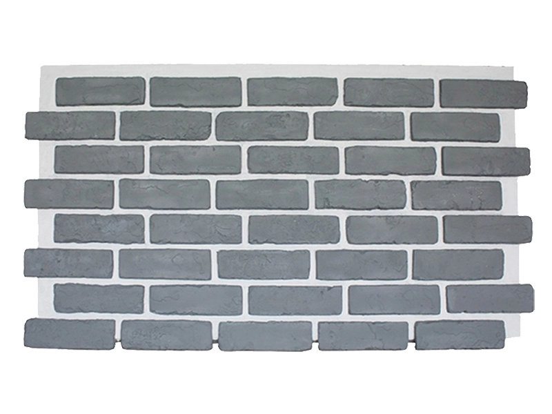 Серая легкая установка Faux Brick Wall Panel