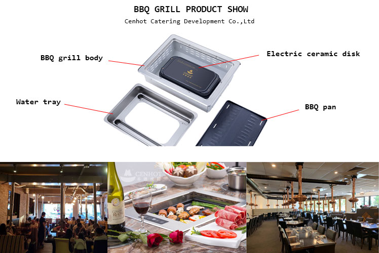 Restaurant Korean Electric BBQ Grills products show - CENHOT