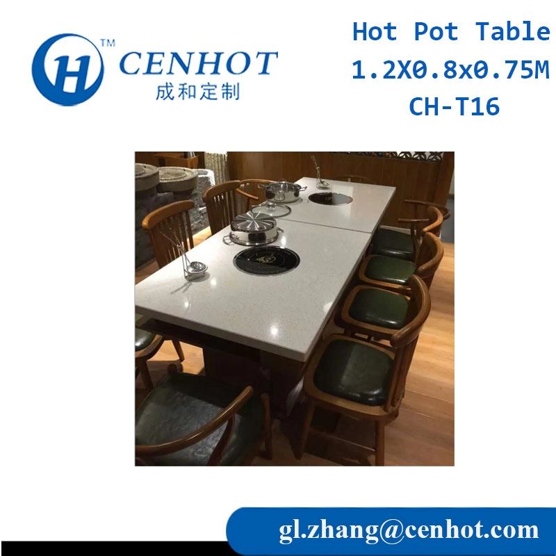 Столешница с горячим горшком с индукционными плитами с горячим горшком Поставщики Китай - CENHOT