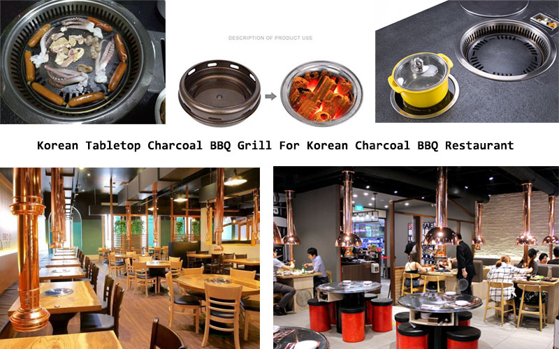 Smokeless Korean Charcoal BBQ Grill - CENHOT