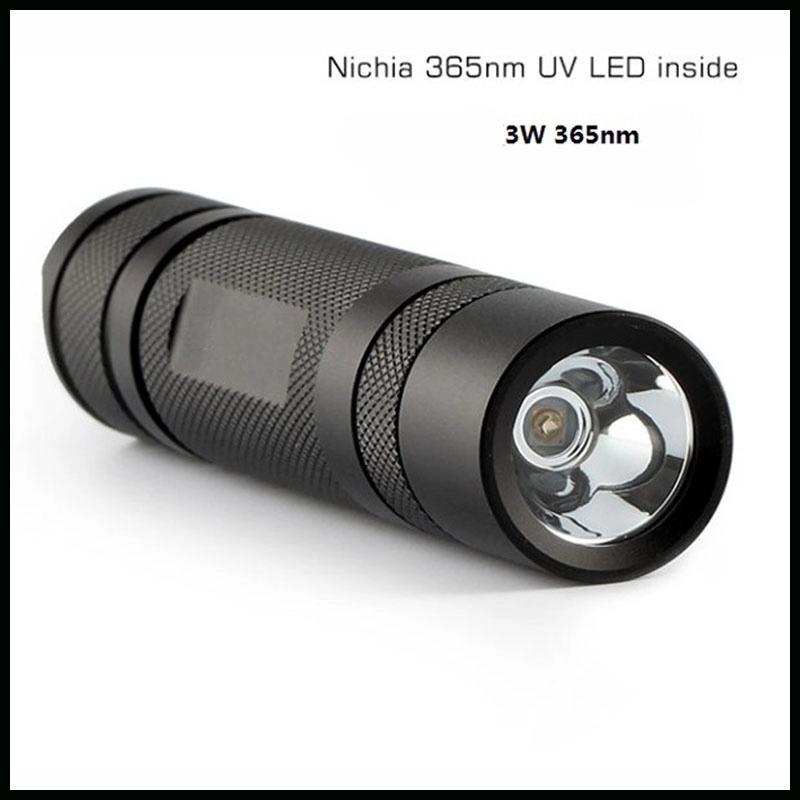 УФ светодиодный фонарь NICHIA 365nm 3W