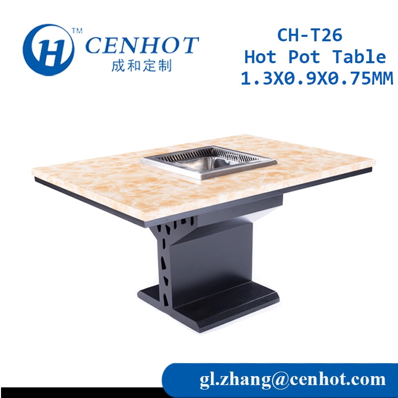 Коммерческие столы с горячим горшком для ресторана на продажу Китайские поставщики - CENHOT