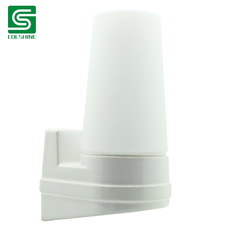 Фарфоровый настенный светильник черный E14 для наружного и внутреннего использования