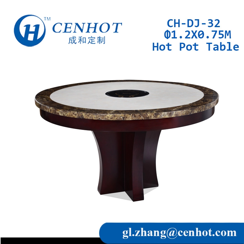 Высококачественные круглые столы для горячих горшков Производители Китай - CENHOT