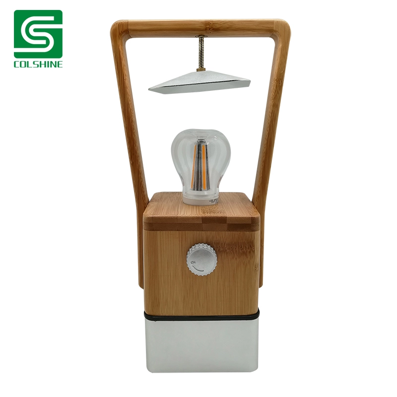 Светодиодная бамбуковая настольная лампа Аккумуляторная прикроватная лампа Домашняя декоративная лампа