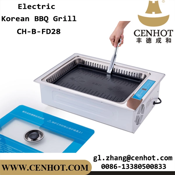 cenhot коммерческий корейский гриль-барбекю бездымный электрический гриль с антипригарным покрытием