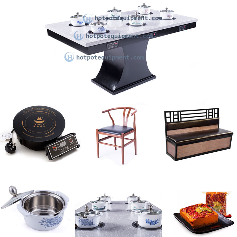 Shabu Shabu Hotpot Buffet Table For Sale Supplier China effect - CENHOT