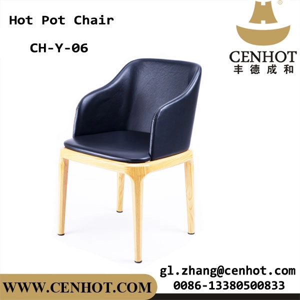 CENHOT Популярный обеденный стул с металлическим каркасом и сиденьем из полиуретана