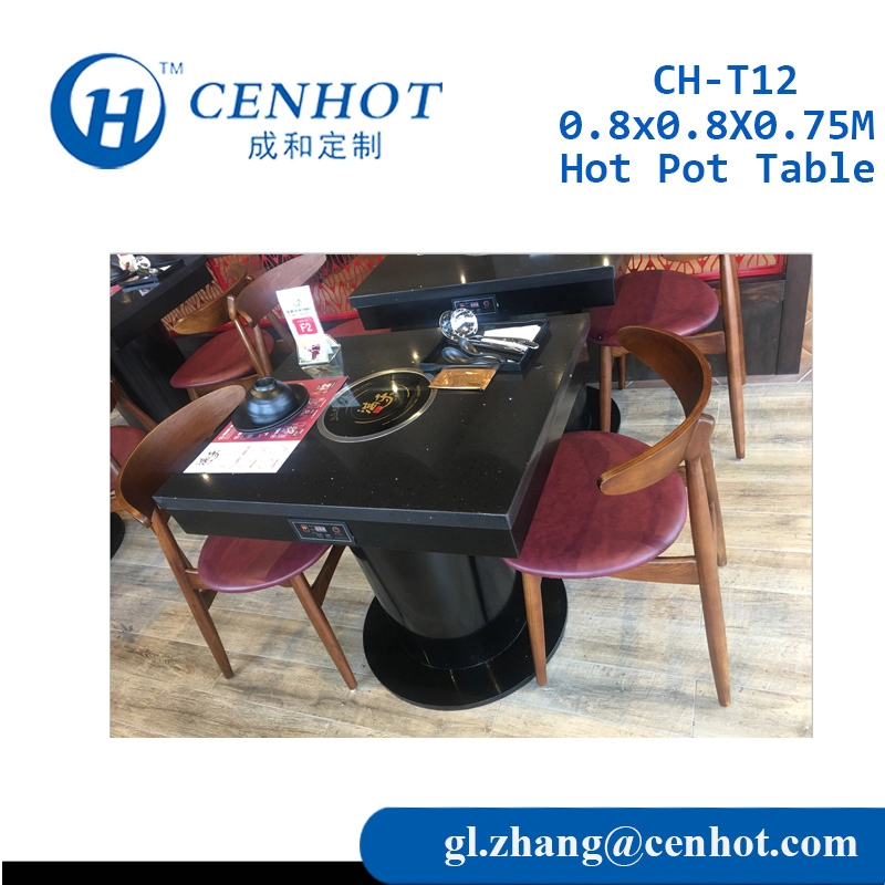 Стол для горячего горшка с индукционной плитой для ресторанного завода в Китае - CENHOT
