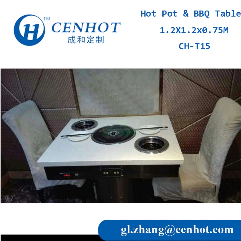 Стол Shabu Shabu Корейский стол для барбекю Поставщик Китай - CENHOT