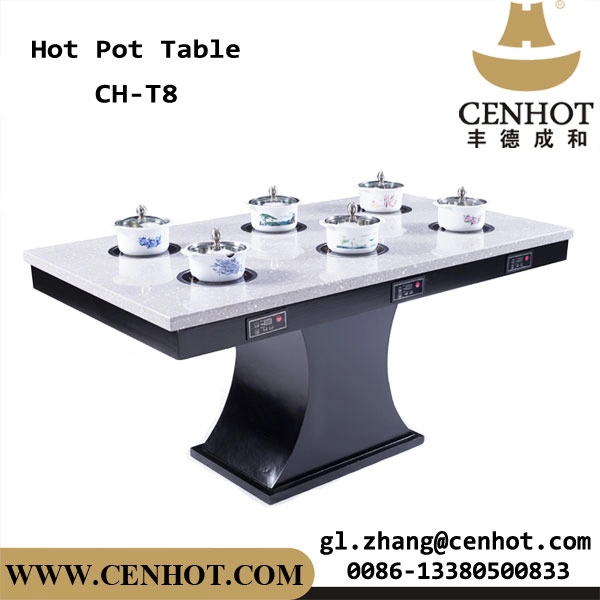 Стол CENHOT Hot Pot, встроенный для использования в ресторане