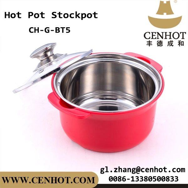 CENHOT Китайская мини-горячая посуда Красочный набор посуды из нержавеющей стали