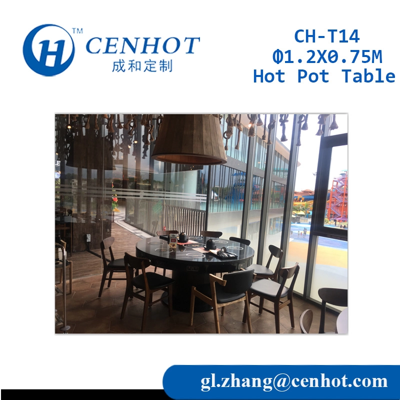 Круглые столы для горячих блюд, столы для горячих блюд из черного мрамора, обеденные столы и стулья для горячих блюд - CENHOT