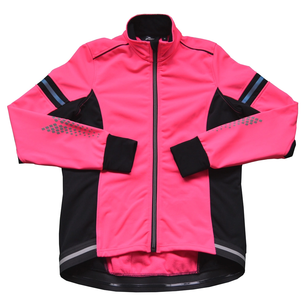 Женская гоночная ветрозащитная светоотражающая куртка Softshell