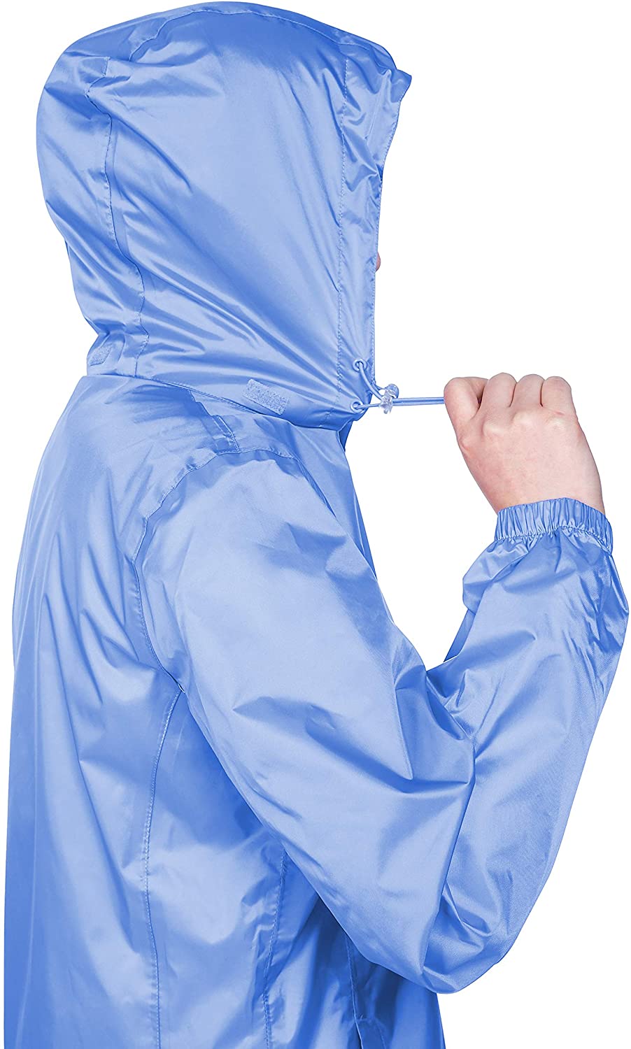 hideaway hood Waterproof Rain Jacket