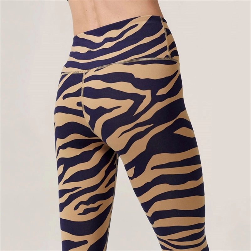 Zebra Print Fitness Custom Women Yoga Set