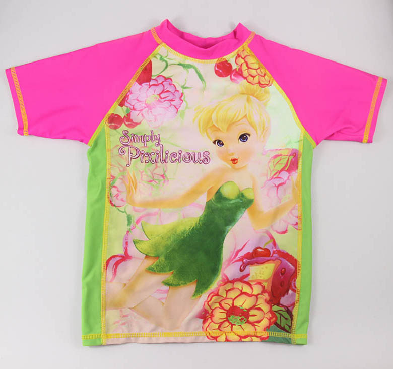 Disney kid girls rashguards