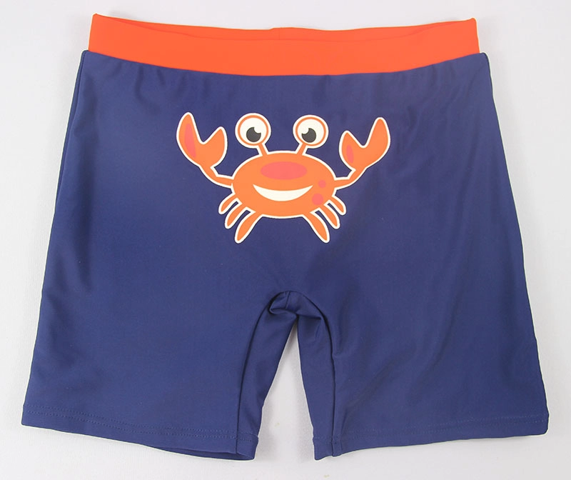 Темно-синие плавки для мальчиков Cute Crab Boys