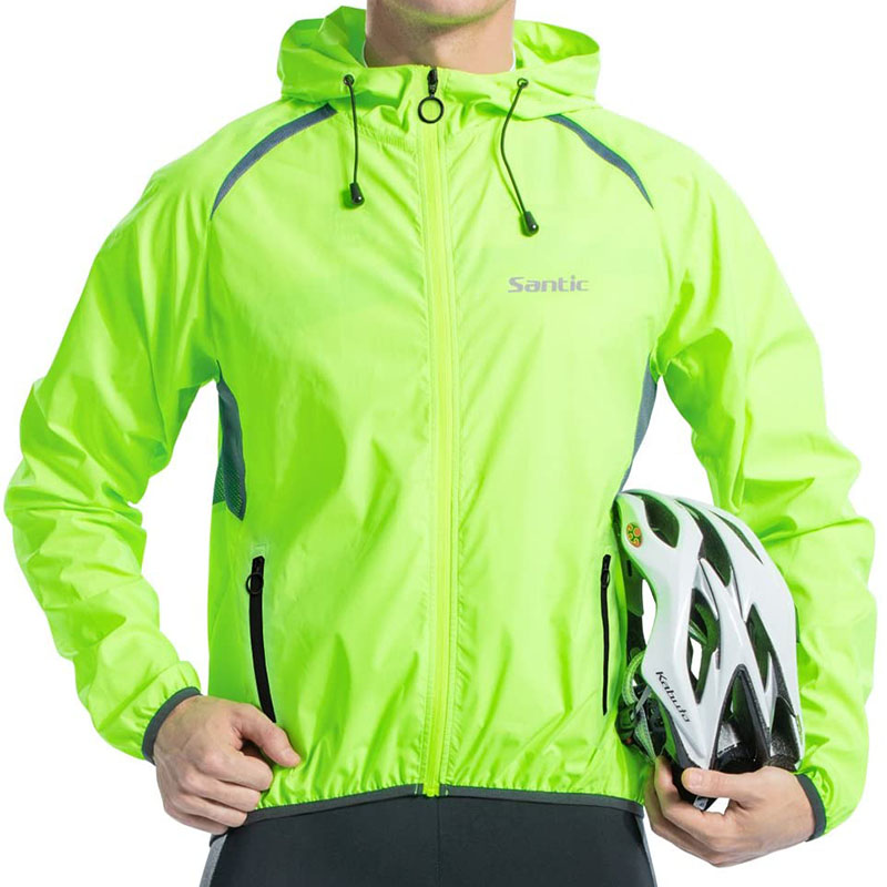 Мужская ветрозащитная велосипедная куртка с защитой от ультрафиолета