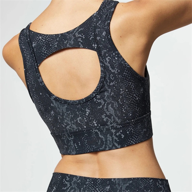 sexy hollow our back sports top