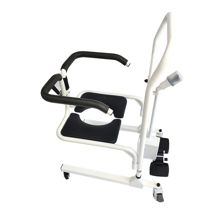 Медицинское портативное электрическое легкое гидравлическое оборудование для унитаза с колесами, инвалидная коляска, переносной подъемник, кресло-комод для пациента