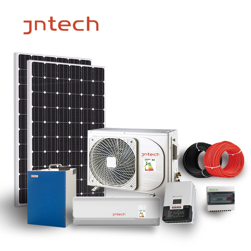 JNTECH Hybrid AC+DC на солнечных батареях простая установка Солнечный кондиционер