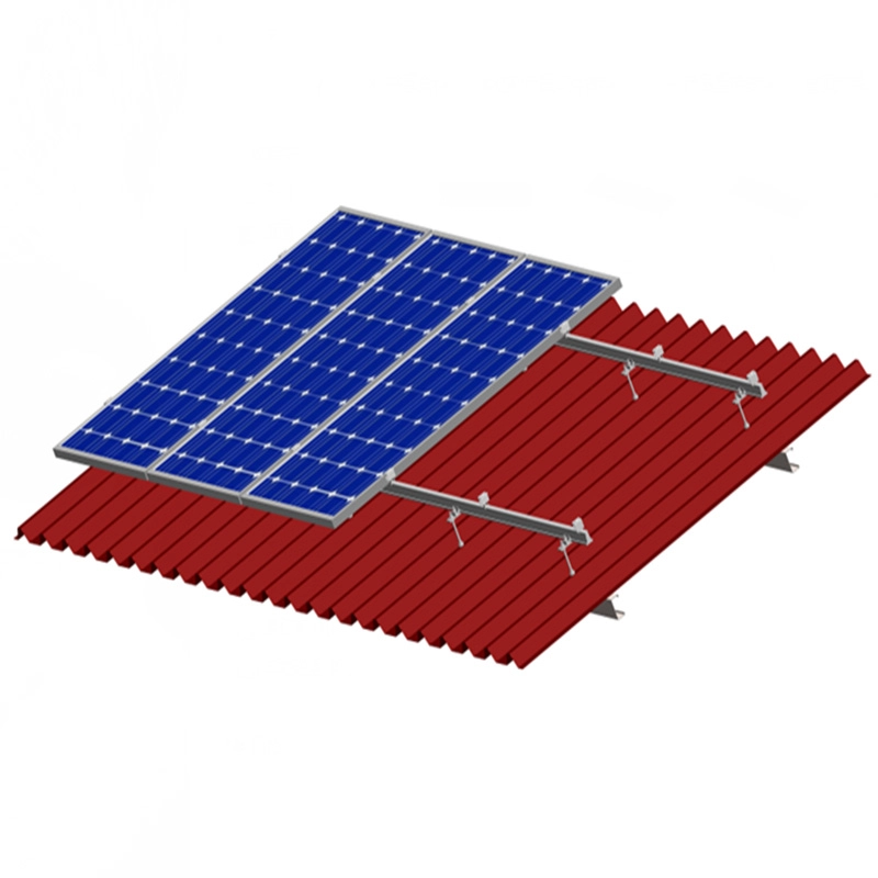 100KW монтажная система панелей крыши опорный кронштейн для солнечных плиток